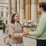 Доставка цветов студентке в общежитие Минска от Romeo Flowers.